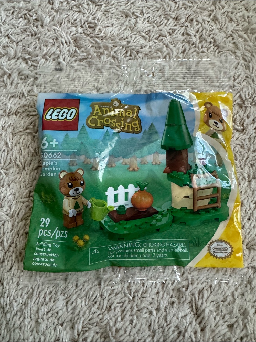 LEGO Animal Crossing Mini Pumpkin Garden Playset - Green, Brown, Orange